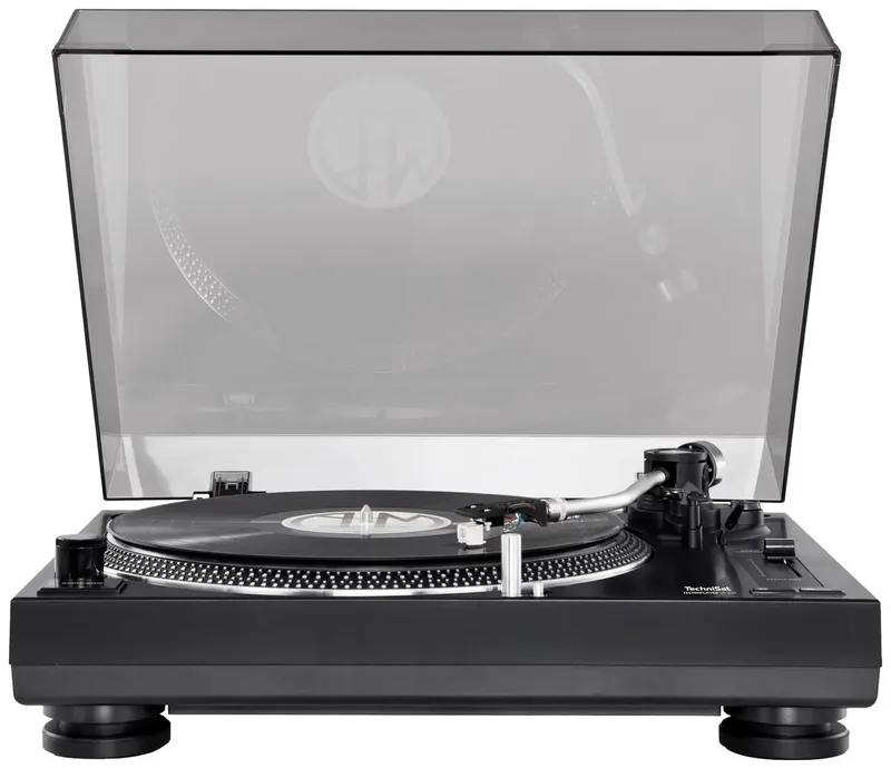 TECHNIPLAYER LP 300 - professionele USB-DJ-platenspeler (met scratch-functie en digitaliseringsfunctie, toerental: 33/45 omw/min, kwartsgestuurde directe aandrijving) van Technisat in Zwart – productfoto 2 van 2