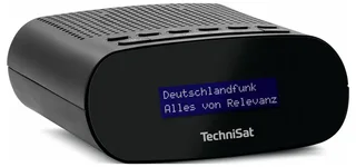 TECHNIRADIO 50 - Compacte wekkerradio (DAB+, FM-wekker met groot LCD-display, dubbel alarm, hoofdtelefoonaansluiting, 1 watt, USB-voeding) van Technisat in Zwart – productfoto 2 van 2
