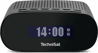 TECHNIRADIO 50 - Compacte wekkerradio (DAB+, FM-wekker met groot LCD-display, dubbel alarm, hoofdtelefoonaansluiting, 1 watt, USB-voeding) van Technisat in Zwart – productfoto 1 van 2