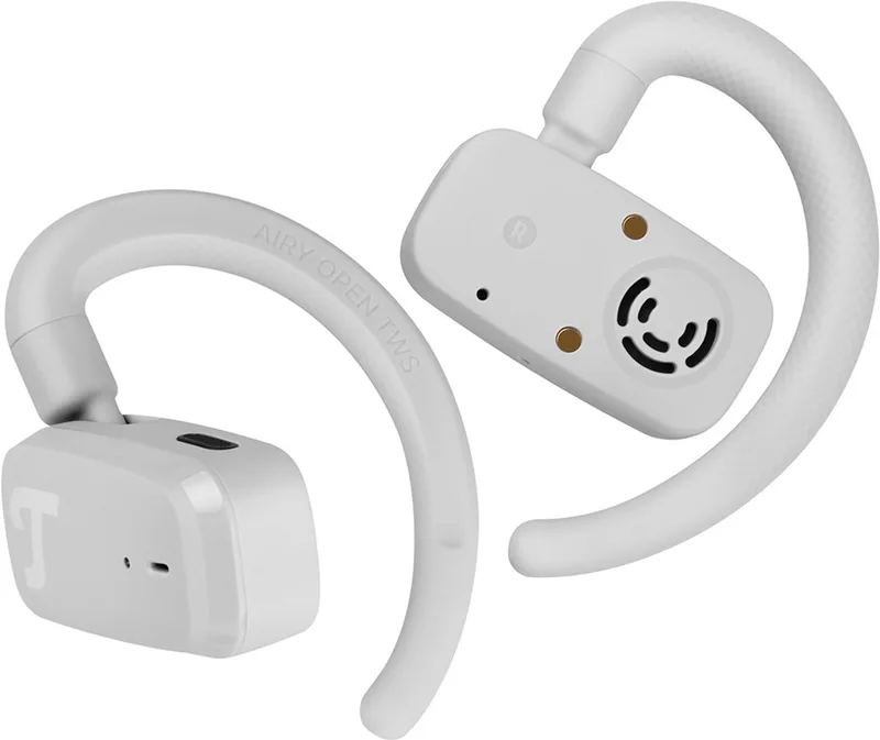 AIRY OPEN TWS - Bluetooth open-ear koptelefoon - Met oplaadcase - Wit van Teufel in Moon Gray – productfoto