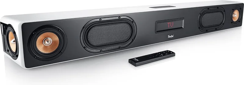CINEBAR ULTIMA - Bluetooth soundbar met extra bas - 380 watt van Teufel in Wit – productfoto