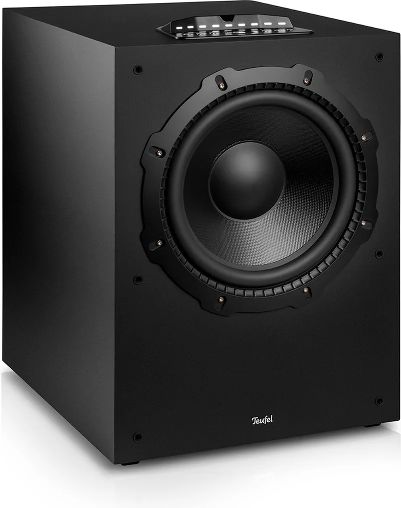 CONCEPT 12 Subwoofer met Bluetooth und AV-Receiver, 5.1 meerkanaals subwoofer met 300 mm woofer van Teufel in Zwart – productfoto