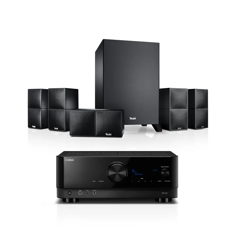 "CUBYCON + Yamaha RX-V4A "5.1-Set" Zwart" by Teufel – product photo