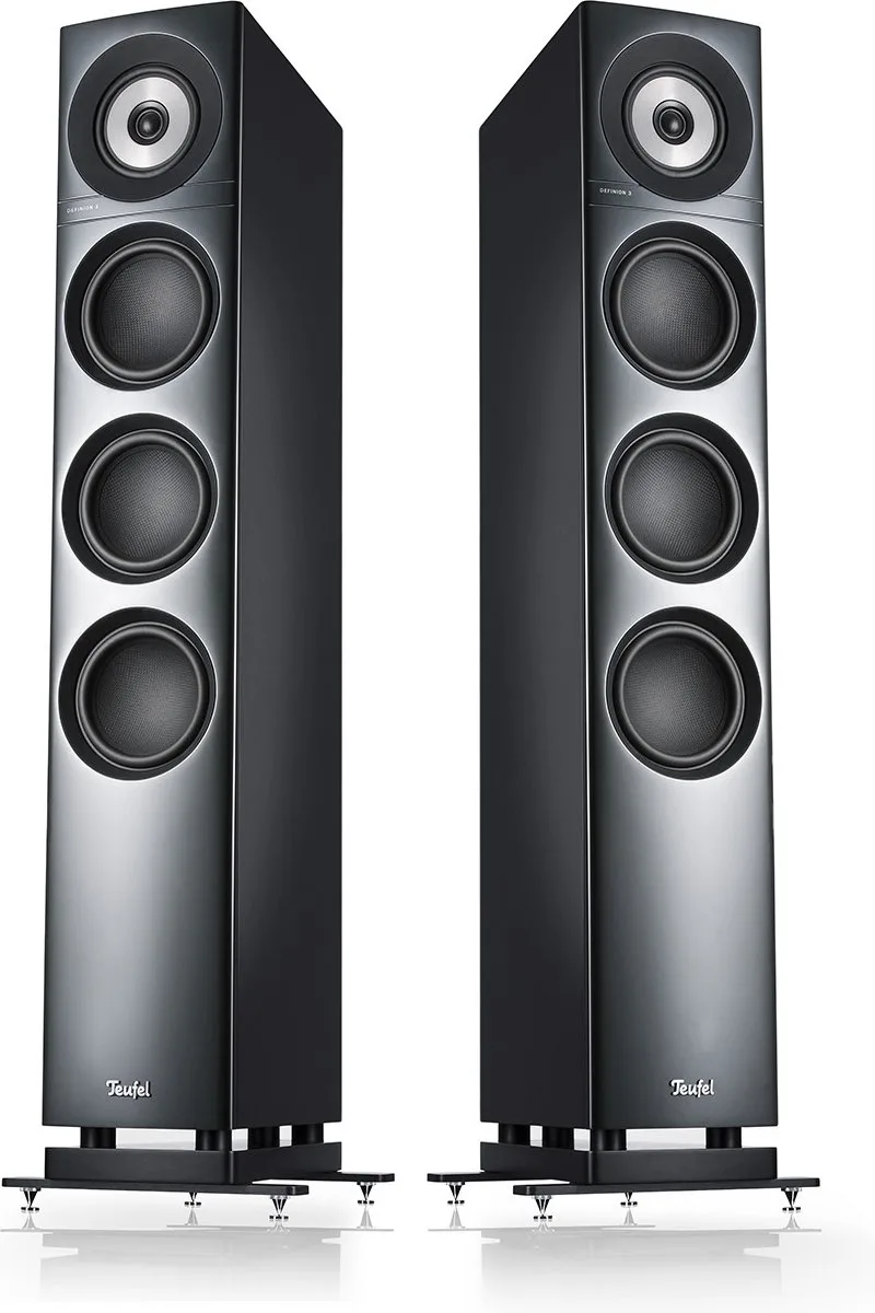 DEFINION 3 - High end vloerstaande speaker - Gepatenteerd SCA-coaxiaal chassis - Set van 2 van Teufel in Antraciet – productfoto