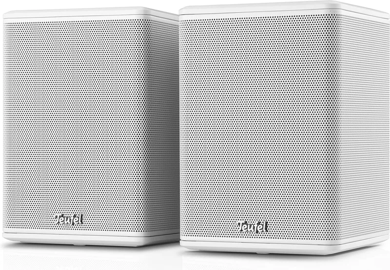 EFFEKT 2 - Draadloze actieve rearspeakers - 2-kanaals systeem van Teufel in Wit – productfoto