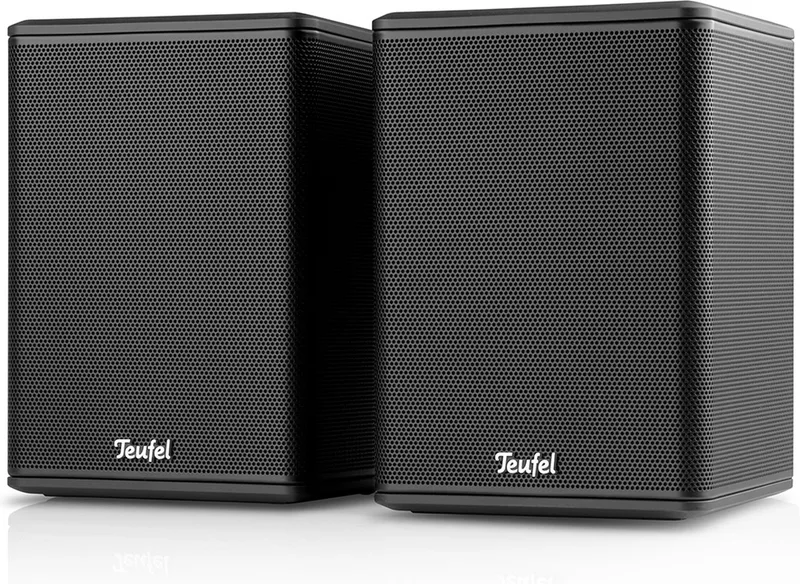 EFFEKT 2 - Draadloze actieve rearspeakers - 2-kanaals systeem van Teufel in Zwart – productfoto
