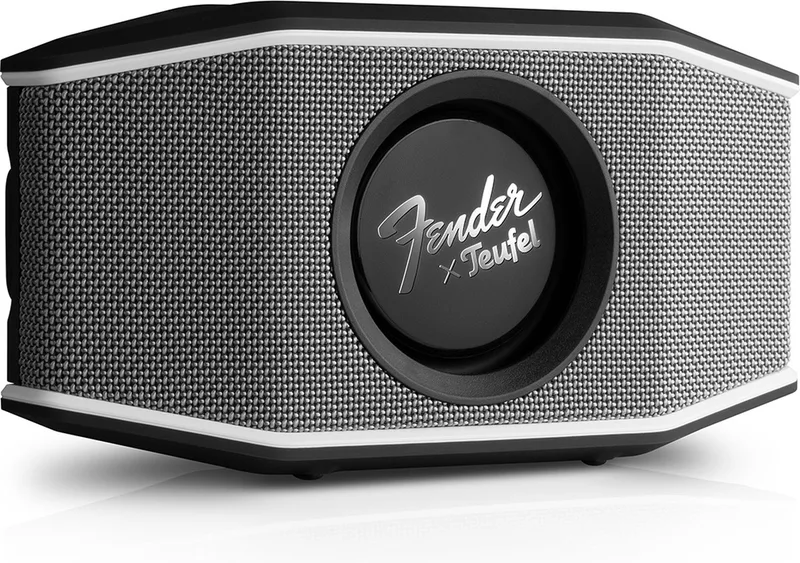 Fender x ROCKSTER GO 2 - Portable bluetooth stereospeaker - Waterdicht IPX67 van Teufel in Staalzwart – productfoto