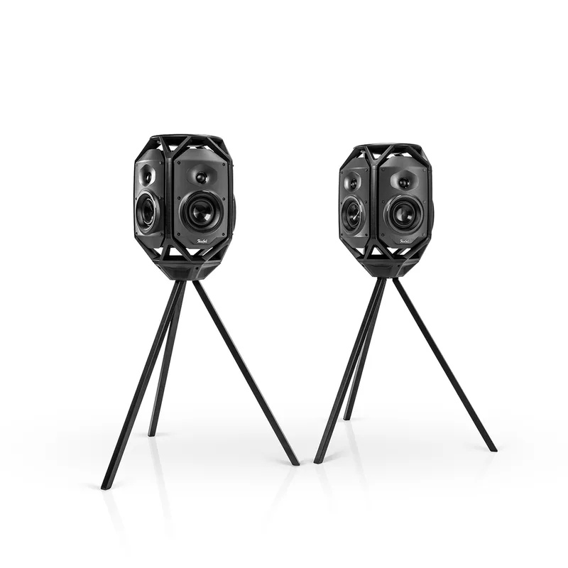 IKONIO Stereo-Set + 2x Statief K & M voor IKONIO Night Black van Teufel – productfoto