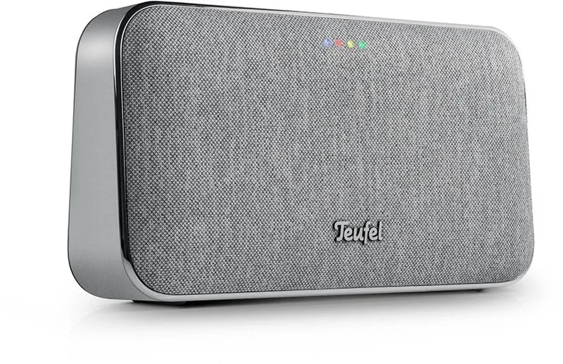 MOTIV GO VOICE Wi-Fi Bluetooth Speaker wireless silver white (105952002) van Teufel in Grijs – productfoto