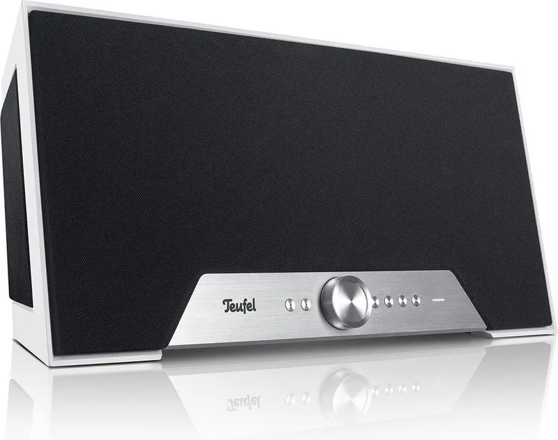 ONE M - Wifi - bluetooth speaker - multiroom compatibel van Teufel in Wit – productfoto