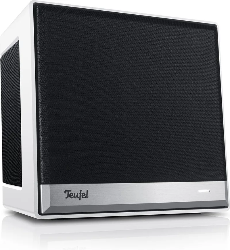 ONE S - Compacte wifi/ bluetooth speaker - Multiroom compatibel by Teufel in White – product photo