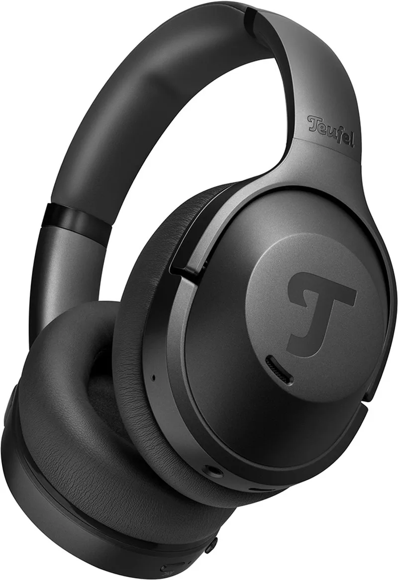 REAL BLUE NC 3 - Gesloten bluetooth over-ear koptelefoon met Active Noise Cancelling (ANC) - Lange speelduur van Teufel in Night Black – productfoto
