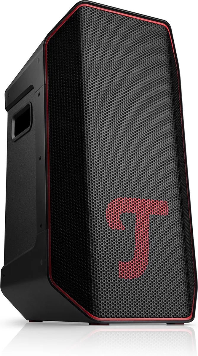 ROCKSTER AIR 2 - Portable bluetooth party speaker - 58 uur batterijduur - 115 dB - Bluetooth 5.0 met aptX - Powerbankfunctie van Teufel in Zwart – productfoto