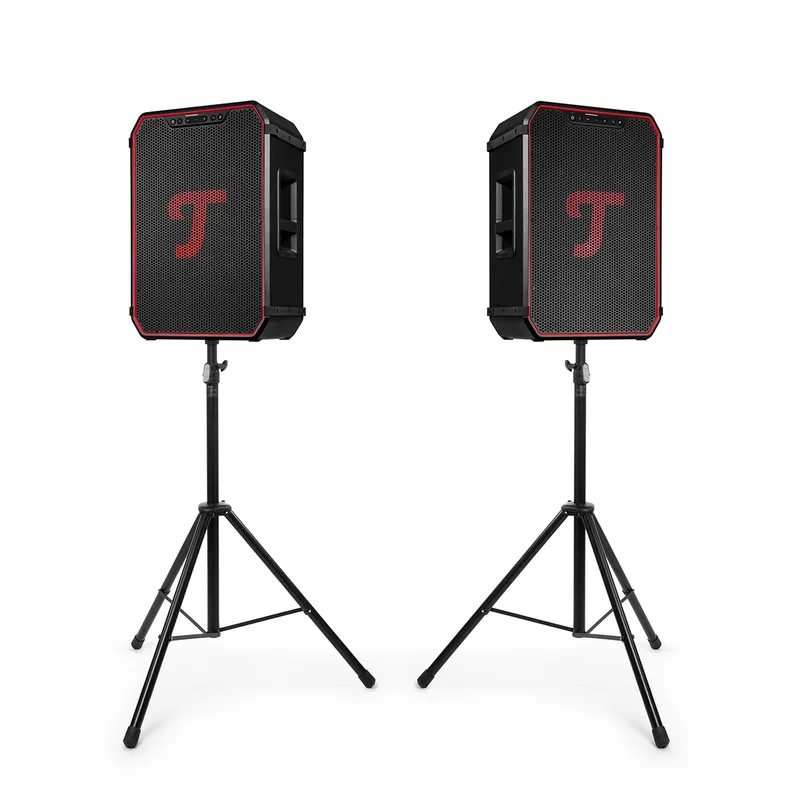 ROCKSTER NEO stereo set + K & M speakerstatieven Zwart van Teufel – productfoto