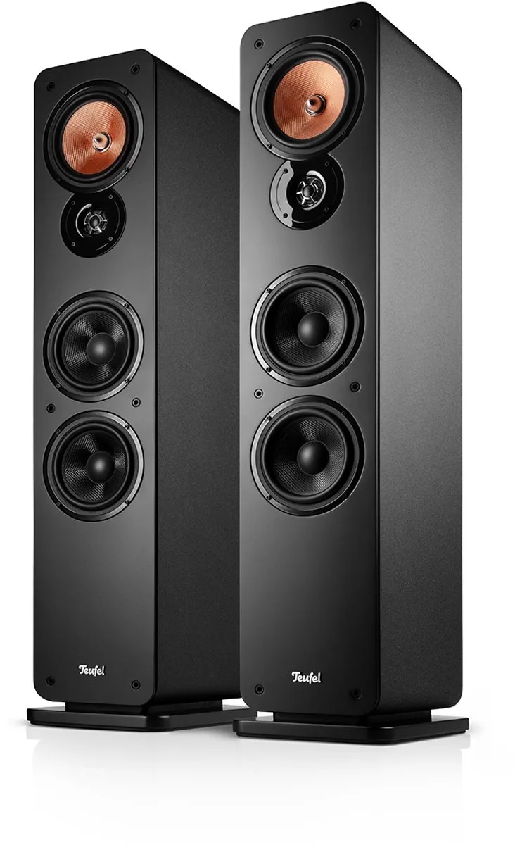 ULTIMA 40 Mk4 - Allround hifi stereo vloerstaande speakers - 3-kanaals systeem - Set van 2 by Teufel in Black – product photo