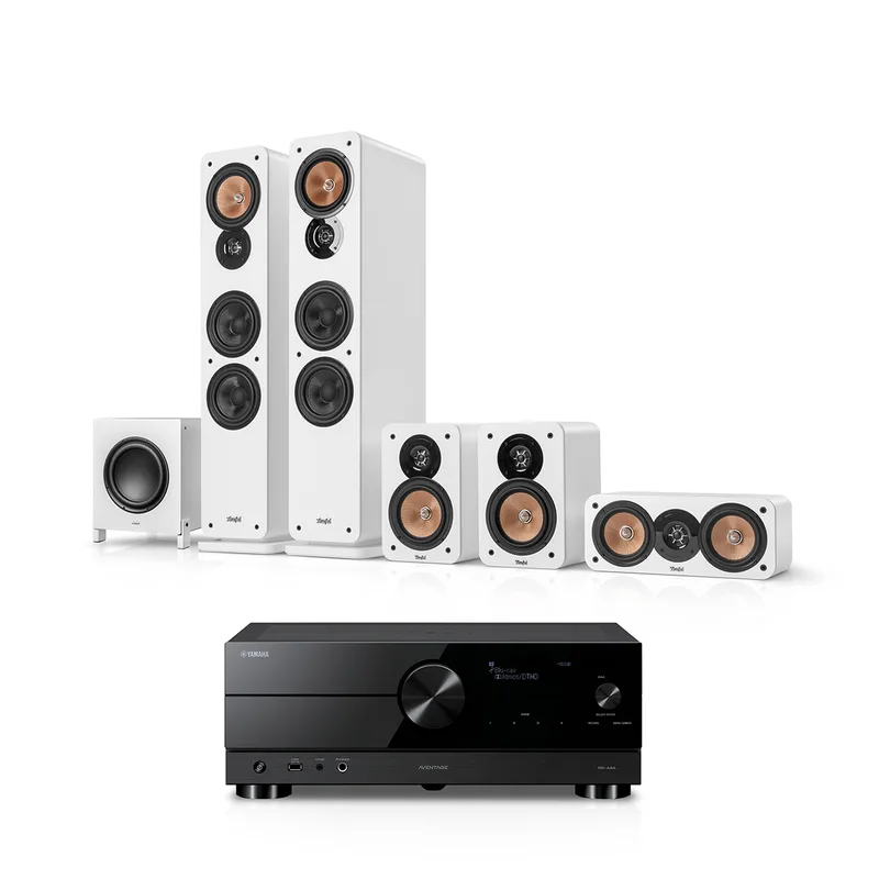 "ULTIMA 40 Surround + Yamaha RX-A2A "5.1-Set" Wit" by Teufel – product photo