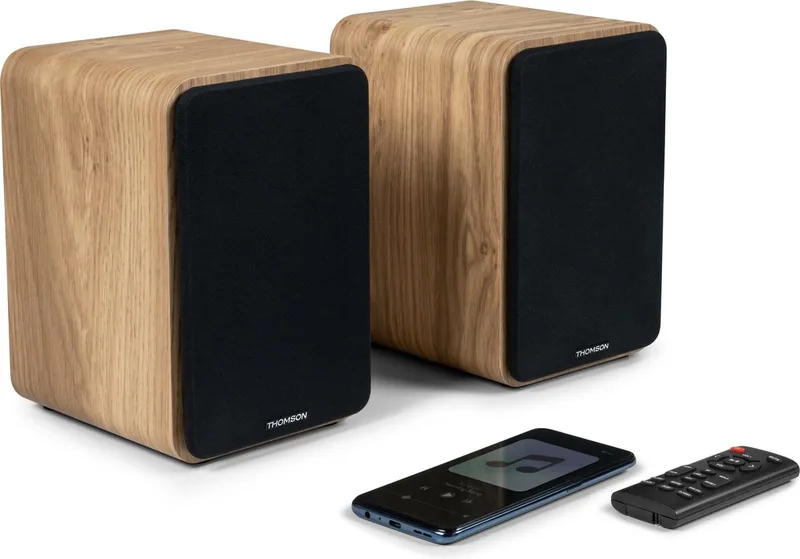 Boekenplank Speaker Set - WS602DUO by Thomson in Hout – product photo