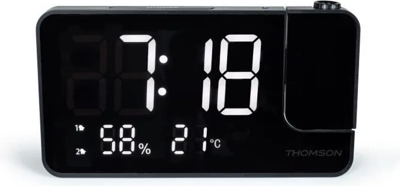 Projectorklokradio by Thomson in Black – product photo