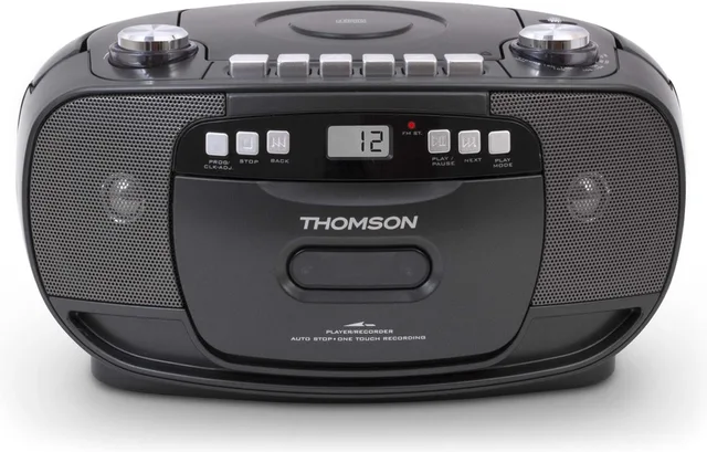RK200CD FM-radio en CD Speler met Cassettedeck Recorder