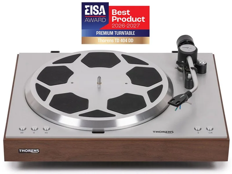 TD 404 DD platenspeler eiken van Thorens – productfoto