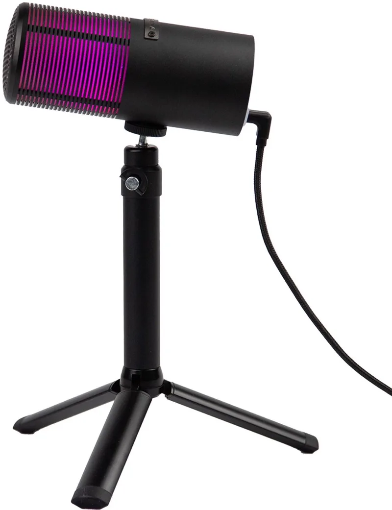 M8P Condensor RGB USB PULSE PRO 96KHZ microfoon, zwart van Thronmax in Zwart – productfoto