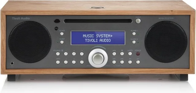 Music System + - Alles-in-een-Hifi-systeem - Kers/Taupe