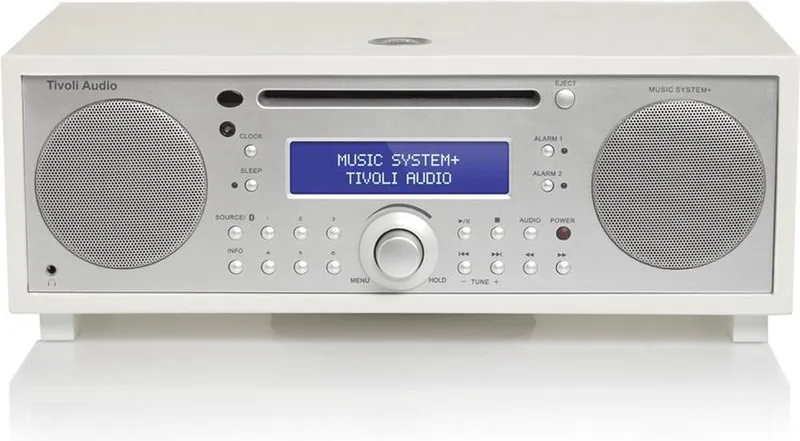 Music System BT - Alles-in-een-Hifi-systeem - Wit/Zilver van Tivoli Audio in Wit – productfoto