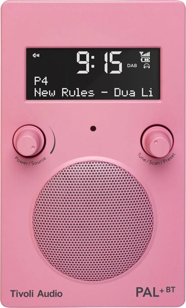 PAL+Bluetooth - Draagbare DAB+ radio van Tivoli Audio in Roze – productfoto