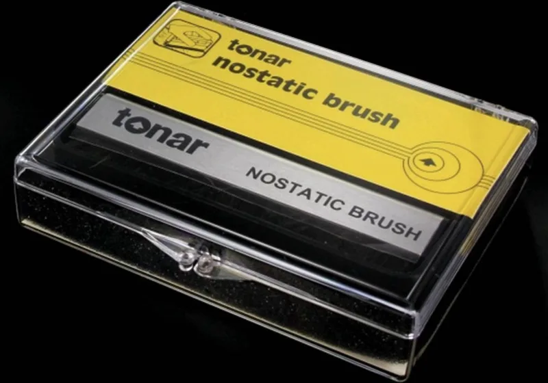 Nostatic Brush Carbon Platenborstel (TONAR 3180) van Tonar in Zwart – productfoto