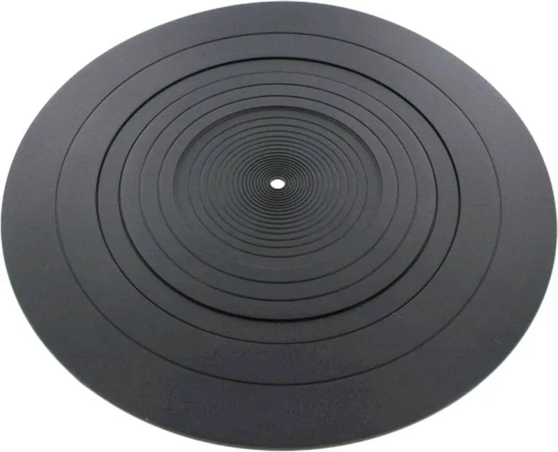 Rubber turntable mat van Tonar in Zwart – productfoto