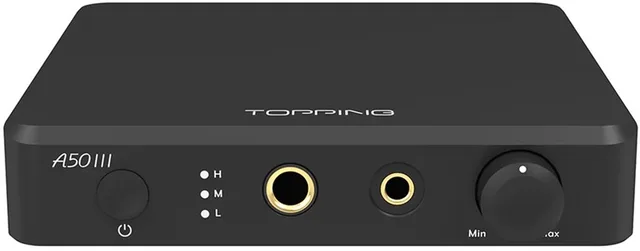 A50 III Black – High‑Performance Headphone Amplifier – NFCA – Voorversterkerfunctie