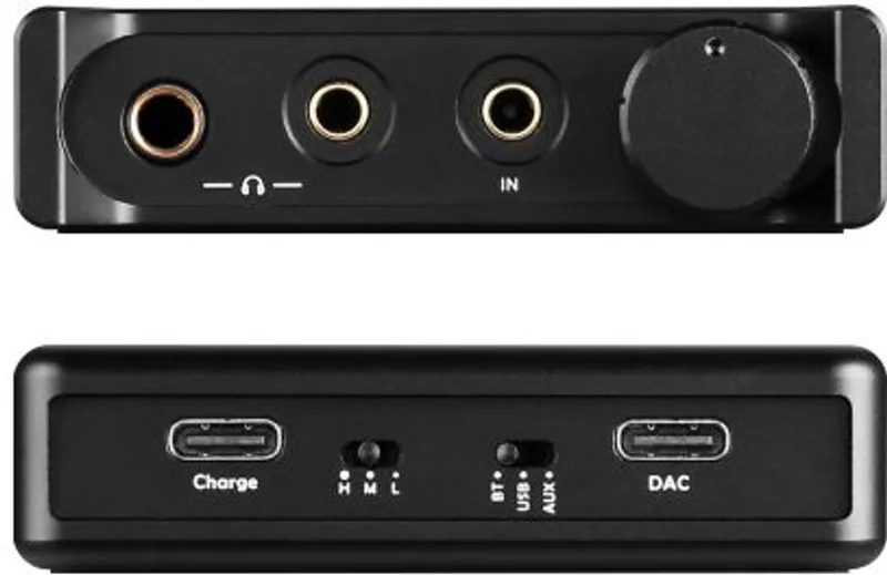G5 – Portable Hi‑Res Bluetooth DAC & Headphone Amplifier – LDAC by Topping in Black – product photo