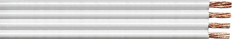 Bi-wire luidspreker kabel (CU koper) - 4x 1,50mm² / 100 meter van Transmedia in Wit – productfoto