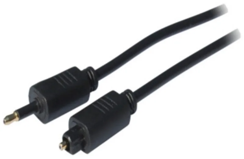 Digitale optische Mini Toslink - Toslink audio kabel - 4mm - 5 meter by Transmedia in Black – product photo