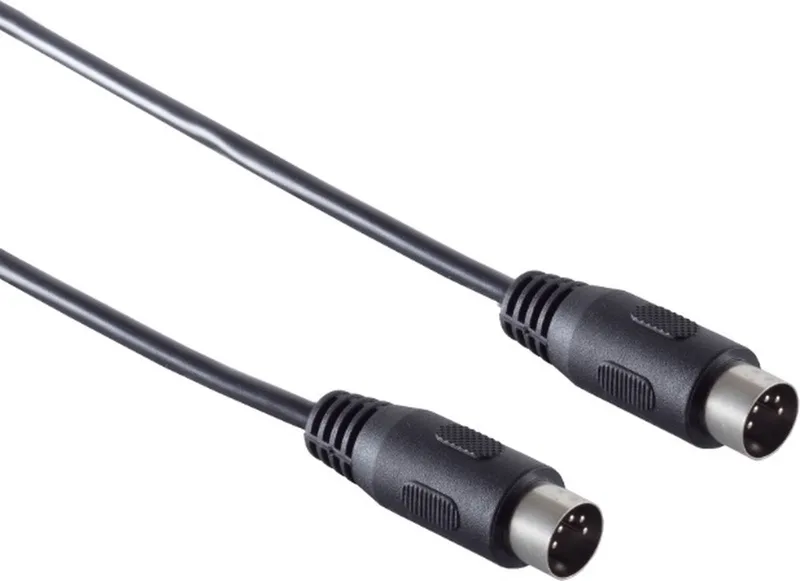 DIN 5-pins audiokabel / 5 meter de Transmedia en Noir – photo produit