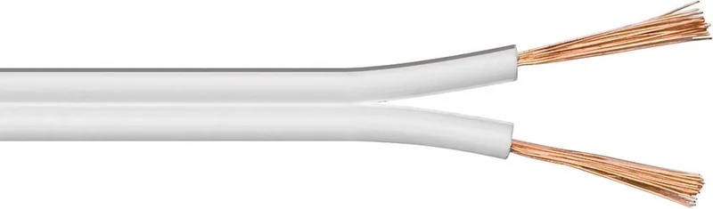 Luidspreker kabel (CCA) - 2x 1,50mm² / 10 meter by Transmedia in White – product photo