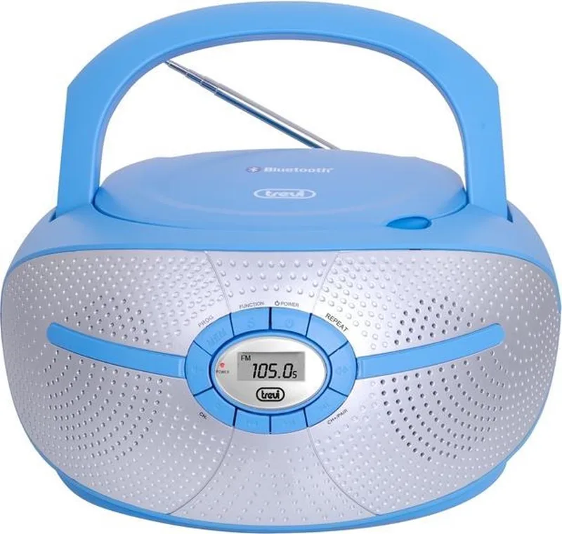 CMP 552 BT Digitaal Grijs CD radio van Trevi in Blauw – productfoto