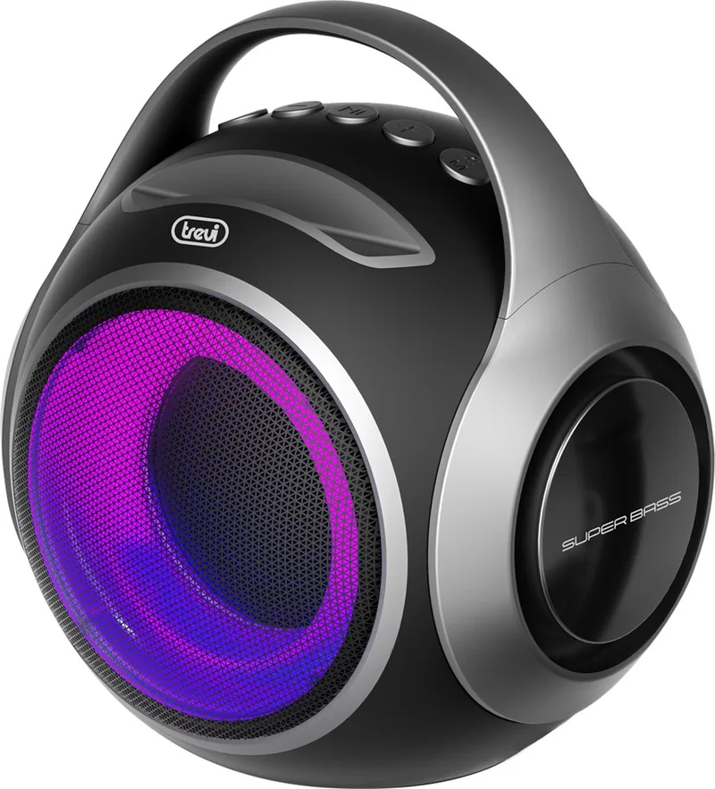 XR 8A 202 Feestluidspreker 20 W van Trevi in Zwart – productfoto