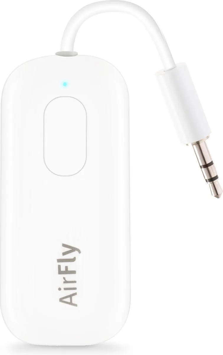 AirFly Pro Bluetooth Transmitter 3.5mm Jack by Twelve South in White – product photo