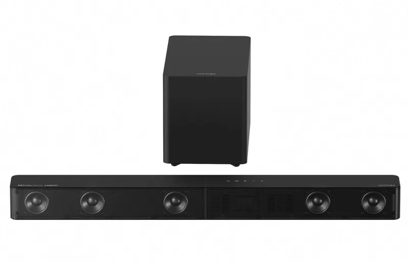 Poseidon M60 Boom - 5.1 Soundbar voor tv met Dolby Atmos , Subwoofer, App Bediening, Zwart van Ultimea in Zwart -5.1 – productfoto