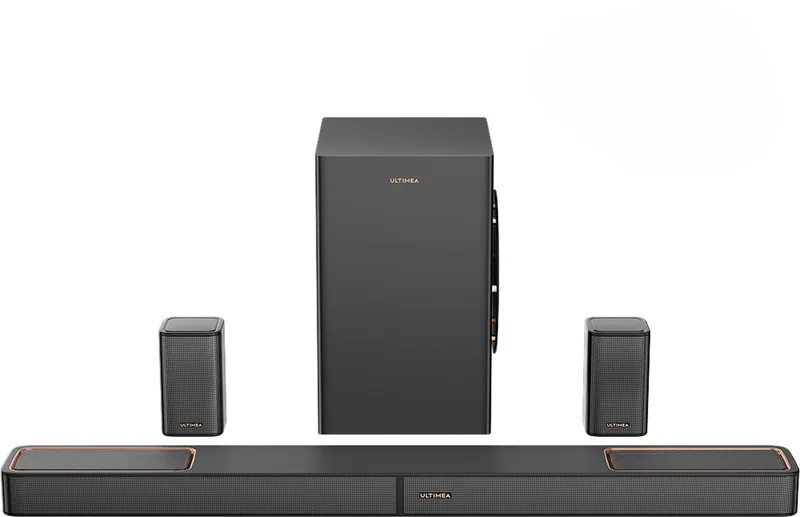 Skywave F40 Boom - 5.1.2 Dolby Atmos Soundbar met 6,5-inch Subwoofer geschikt voor TV - Zwart van Ultimea in Zwart-5.1.2 – productfoto