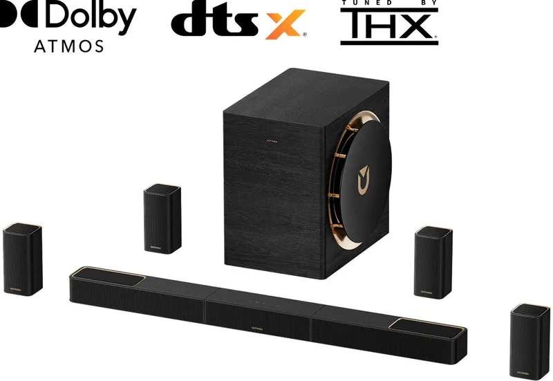 Skywave X100 - 9.1.6 Soundbar - Zwart by Ultimea in Zwart-9.1.6 – product photo