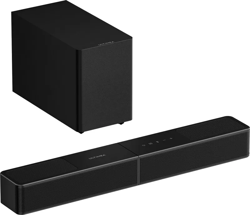 ULTIMEA 3.1.2 Soundbars voor tv met draadloze subwoofer, Dolby Atmos, app-bediening, HDMI eARC, Bluetooth® 6.0 van Ultimea in Zwart-3.1.2 – productfoto