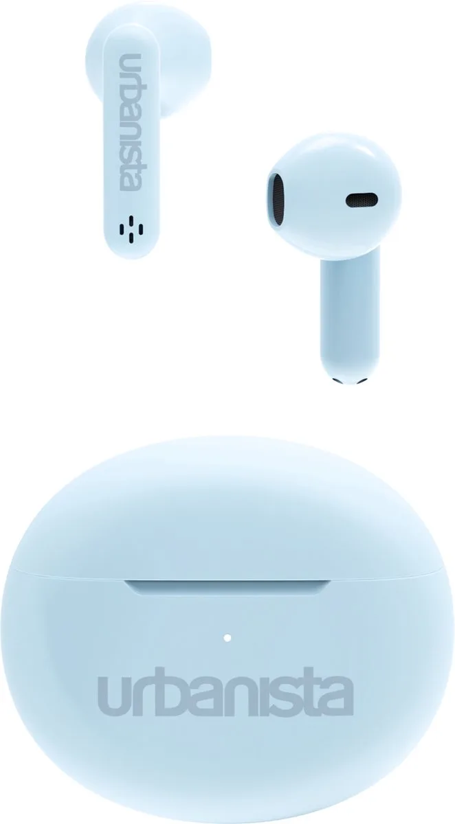 Austin TWS Earbuds – 13mm Drivers met Helder Geluid – Tot 20u Speeltijd met Oplaadcase – Bluetooth 5.3 & IPX4 – Skylight Blue van Urbanista in Blauw – productfoto