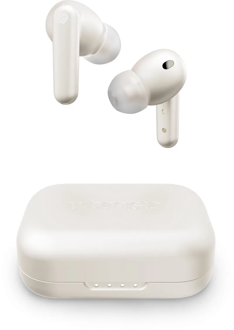 London Pearl - draadloze oordopjes met noise cancelling van Urbanista in Wit – productfoto