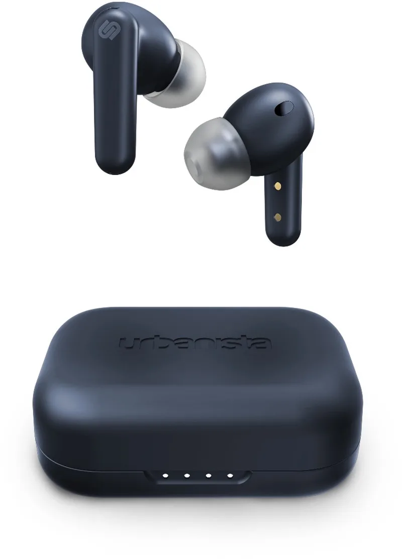 London Wireless Earphones - Donkerblauw van Urbanista in Blauw – productfoto