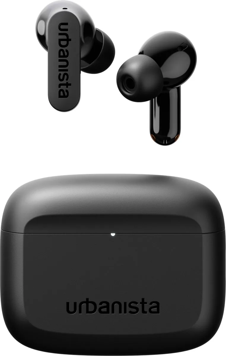 Palo Alto Draadloze Oordopjes – met Noise Cancelling – 45u Afspeeltijd – Bluetooth – Voor Sporten en Dagelijks Gebruik van Urbanista in Zwart – productfoto