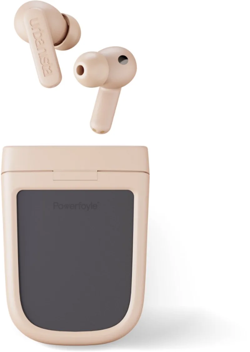 Phoenix ANC Light Charging Draadloze oortjes - 42 Uur Speeltijd - Bluetooth Multipoint - IPX4 Waterbestendig - Beige van Urbanista in Roze – productfoto