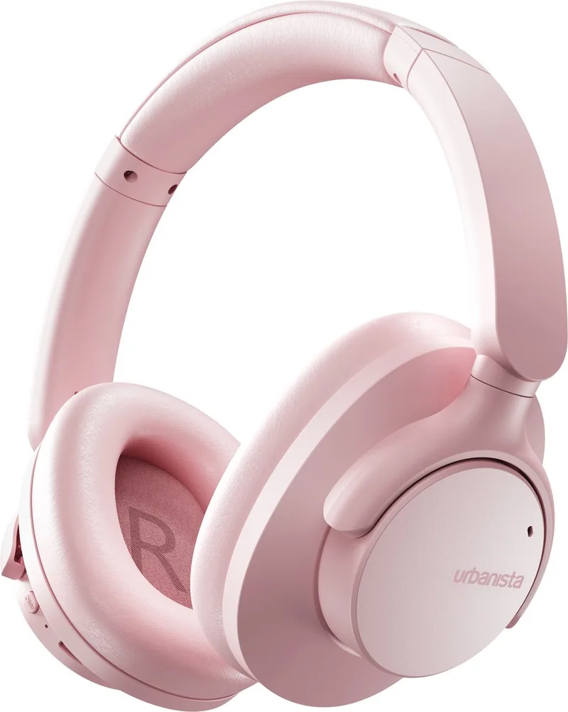 Valencia Draadloze Koptelefoon Over-Ear – Active Noise Cancelling – 50u Batterijduur van Urbanista in Roze – productfoto