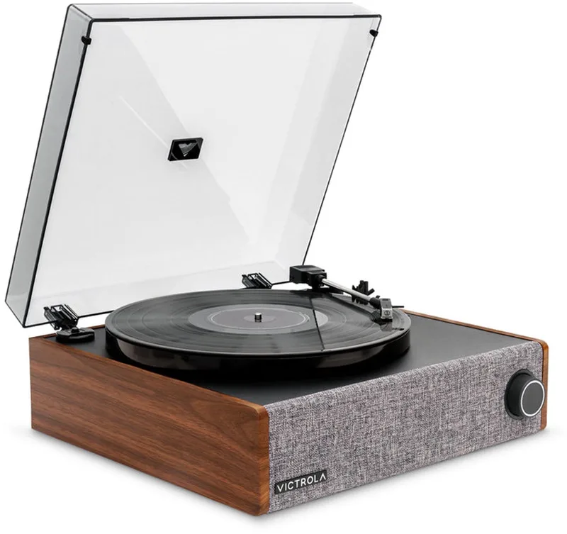 Platenspeler VICTROLA Eastwood LP walnoot by Victrola in Grey, Walnut – product photo